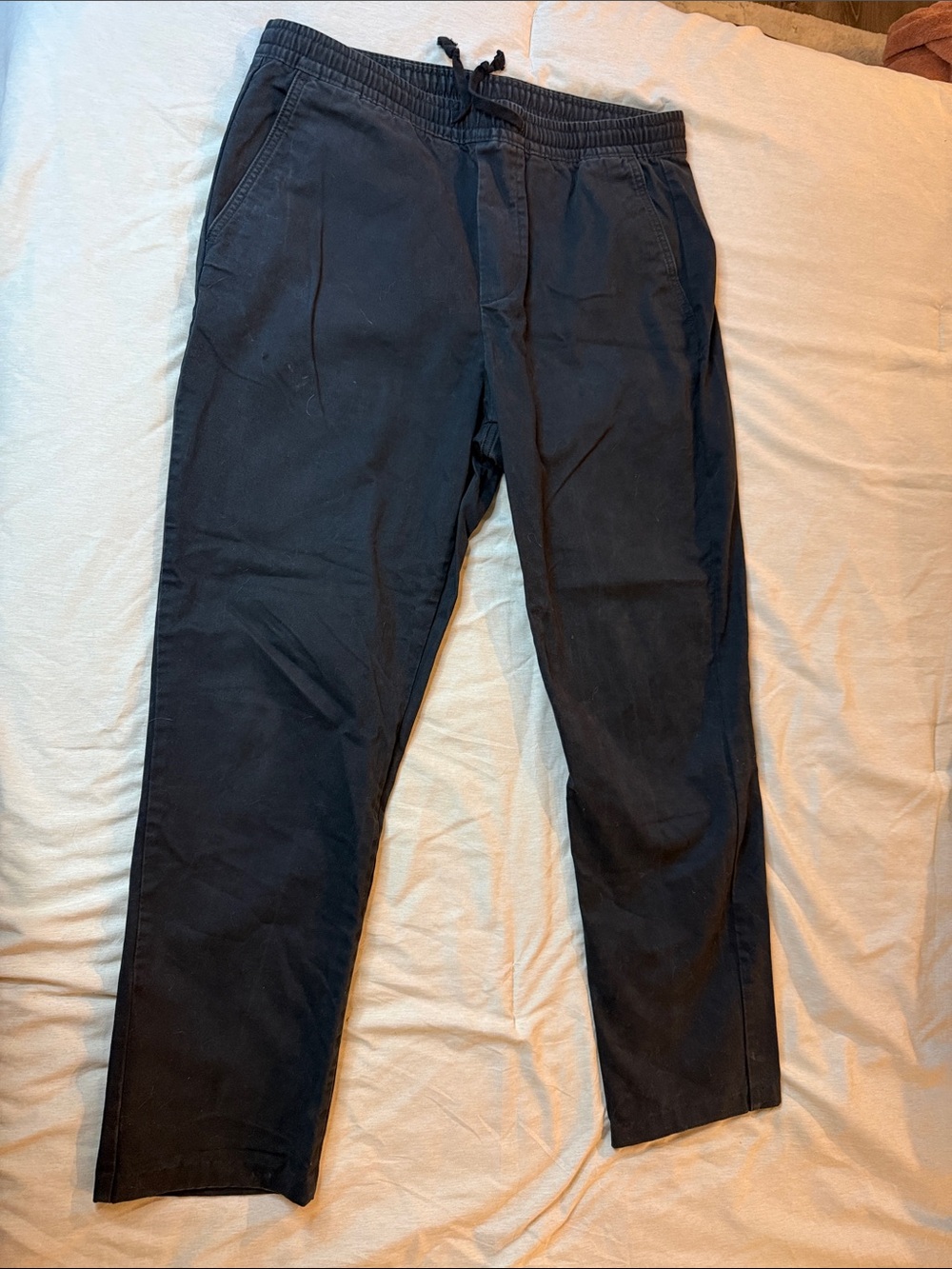 Source Unknown Black Drawstring Chino Pants